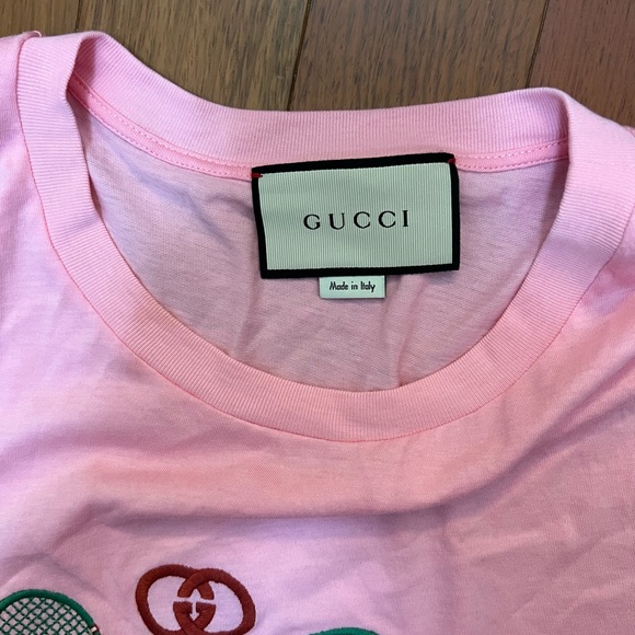 GUCCI Tennis Logo T Shirt - Picture 3 of 8